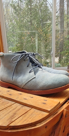 Incredible blue suede desert boots! - Picture 6 of 14